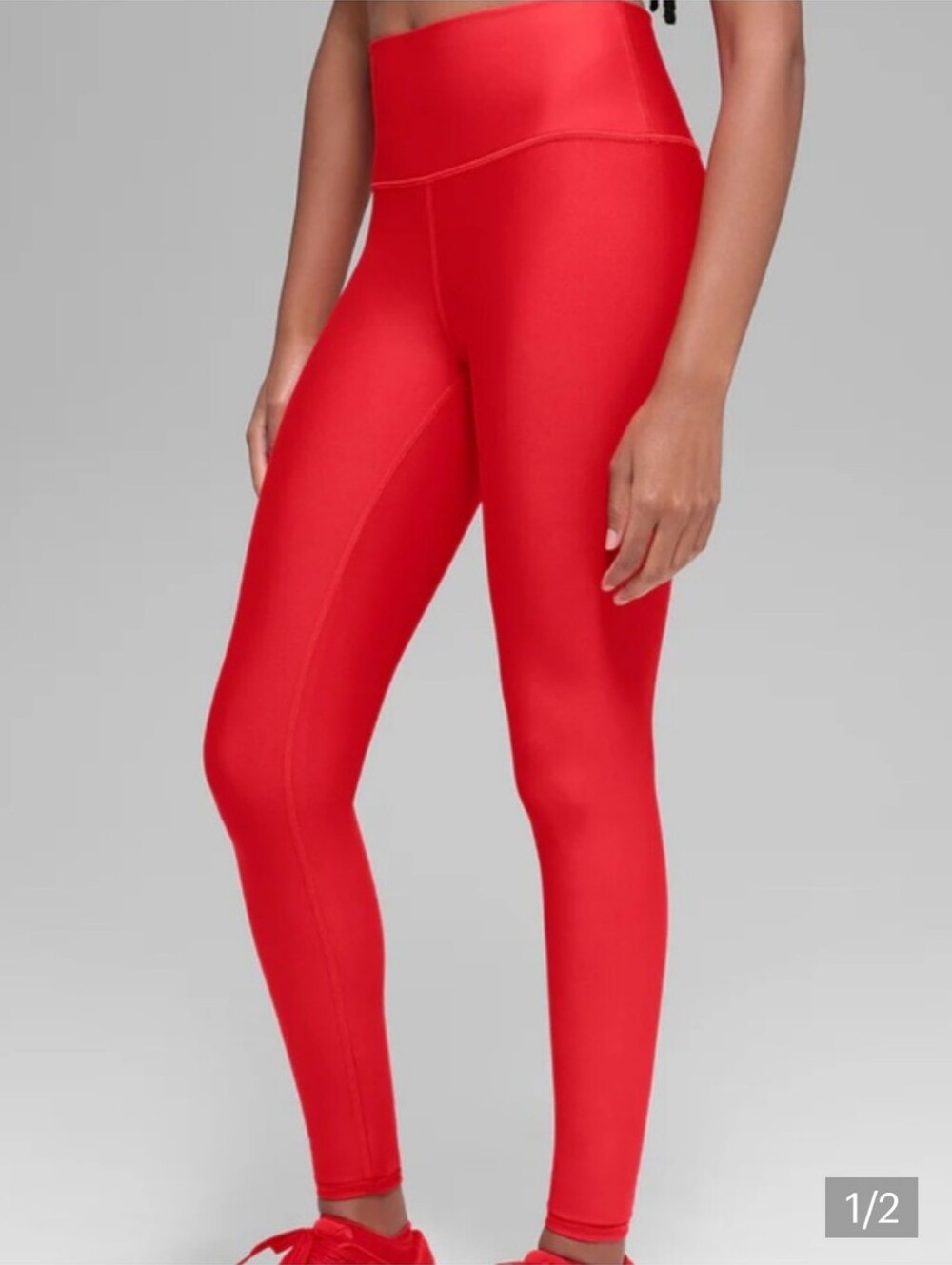 Aerie True Red High-Waisted Leggings - Picture 2 of 6